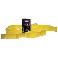 THERABAND CLX Resistance Band with Loops, Fitness Band for Home Exercise and Full Body Workouts, Portable Gym Equipment, Best Gift for Athletes, 25 Yard Dispenser Box, Yellow, Thin, Beginner Level 2