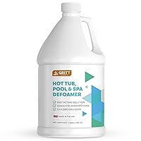 Pool Spa, Pond and Hot Tub Defoamer | Odorless and Non-Toxic Pool Cleaner | Anti Foam for Hot Tub | Safe with Silicone Emulsion Formula (1 Gallon/ 128 Oz)