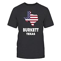 Texas American Flag Burkett USA Patriotic Souvenir