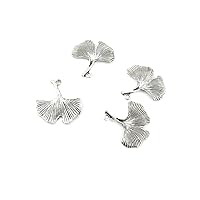 Jewelry Making Charms Antique Silver Tone Color Jewellery Charme Findingss Bulk Wholesale Suppliers Arts Crafts 57071 Ginkgo Biloba