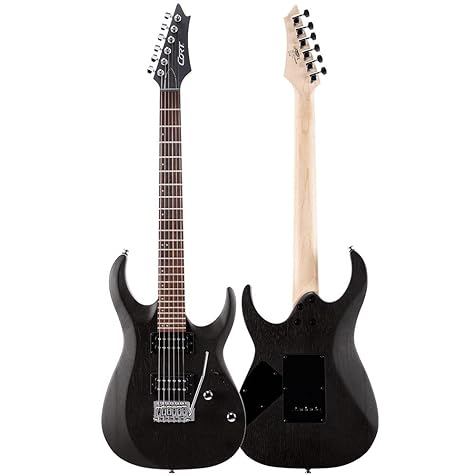 Cort B-001-1701-0 Electric Guitar Solid Body Open Pore Black