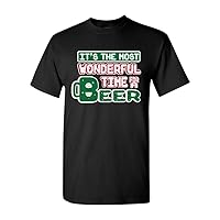 It's The Most Wonderful Time for A Beer Adult DT T-Shirts Tee