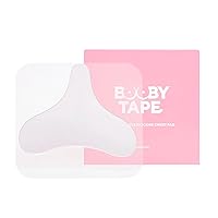 Booby Tape - Silicone Chest Wrinkle Pad, Anti-Wrinkle Patches for Your Décolletage, Hydrating Chest Wrinkle Pads, Reusable Silicone Patches for Wrinkles and Scars, Vegan and Cruelty-Free