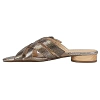 VANELi Womens Brogan Metallic Slide Athletic Sandals Casual - Gold