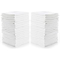 100% Cotton Wash Cloths – 12x12 Inches Washcloths – Soft, Face and Body Towels, Highly Absorbent Towels for Bathroom, Hand, Kitchen and Cleaning (12-Pack)