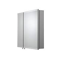 Croydex Wellington 24-Inch x 24-Inch Double Door Bi-View Cabinet with Hang 'N' Lock Fitting System