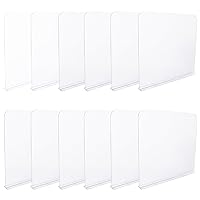 12 Pack Acrylic Shelf Dividers for Closet Shelf Organizer, Clear Wood Closet Divider Separator for Storage and Organization, Bedroom Closet Organizer Fit for Any Thickness of Shelves, 11.8''x11''