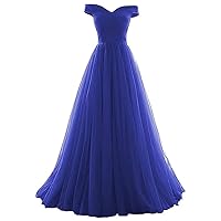 Women's A-Line Tulle Prom Formal Evening Homecoming Dress Ball Gown