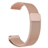 20mm 22mm Quick Release Watch Band Metal Milanese Mesh Loop Band Magnetic Clasp Stainless Steel Watch Strap