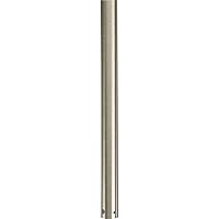 Progress Lighting P2604-81 AirPro Fan Downrod Accessories, 3/4-Inch Diameter x 18-Inch Height, Nickel