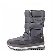 LICE--EN Men's and Women's Snow Boots, Women's Warm, Comfortable, Fashionable and Comfortable Snow Boots (Color : H, Size : 43EU)