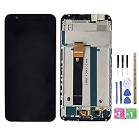 LCD Display + Outer Glass Touch Screen Digitizer Full Assembly Replacement for Asus ZenFone Live L1 ZA550KL X00RDS Black with Frame
