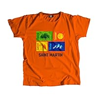 Saint Martin Seasons Unisex T-Shirt (Orange)