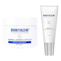 Neck & Body Combo Regimen Bundle- Dermal Repair Complex & Rapid Lift Advanced Neck Serum- Helps w/Hydration, Appearance of Aging Skin, Wrinkles, Fine Lines & Supporting Collagen