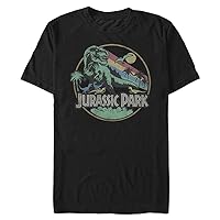 Jurassic Park Men's Retro Circle T-Shirt