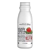 Maple Hill Creamery Kefir, Strawberry, 32 Ounce (Pack of 6)
