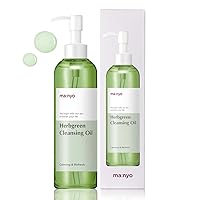Herb Green Cleansing Oil 6.7 fl oz (200ml) Korean Facial Cleanser, Daily Makeup Remover for Women, Effective Cleansing Without Clogging Pores, with Artemisa, Tea Tree