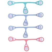 4 Pack Baby Cloth Diaper Fasteners, Replaces Diaper Pins, Blue, Green and Pink (GPB-4 Pack)