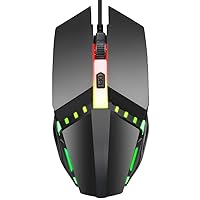 Mouse Wired Gaming Mouse Colorful Glowing Gaming Mouse 4D Ergonomic Design