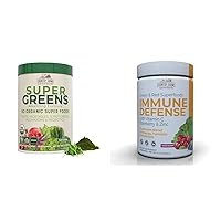 COUNTRY FARMS Super Greens Powder 50 Organic Superfoods Drink Mix with Immune Defense Superfoods Drink Mix Vitamin C Elderberry