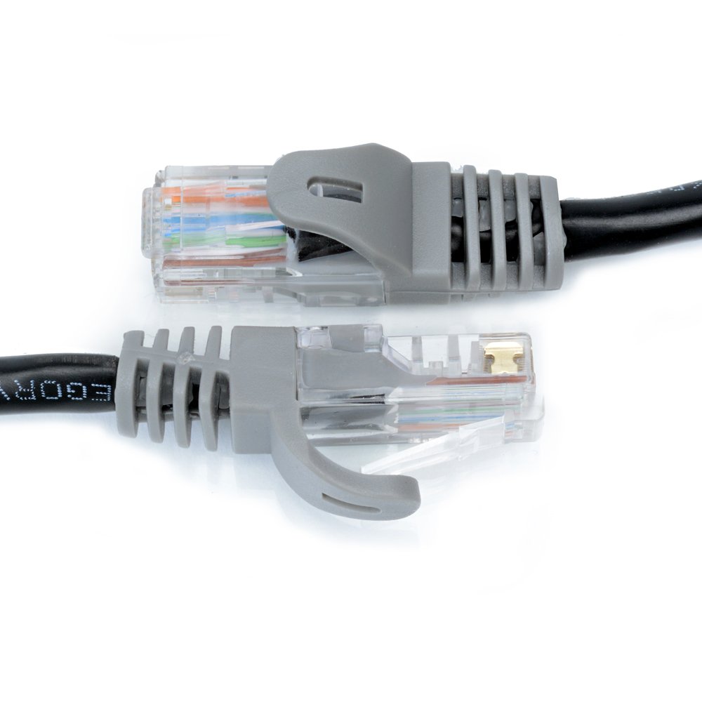 Mediabridge™ Ethernet Cable (15 Feet) - Supports Cat6 / Cat5e / Cat5 Standards, 550MHz, 10Gbps - RJ45 Computer Networking Cord (Part# 31-699-15B)