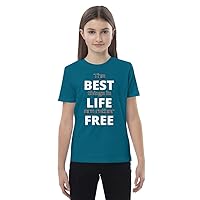 Organic Cotton Kids t-Shirt, kr8vsosllc, Best Things in Life are Rather Free