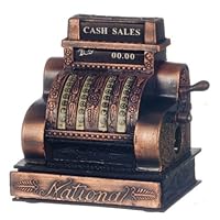 Dollhouse Miniature Cash Register, 