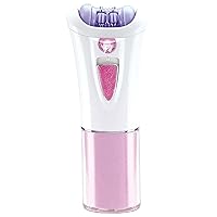 Glabrousskin Hair Remover for Face Women Smooth Glide Glamorous Skin Epilator with Light and Cleaning Brush, Portable Lady Shavers for Women Face Leg Arm Hair Remove 2.4x4.5 Inch NO Battery