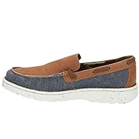 Justin Boots Mens Waker Moc Toe Slip Ons Casual Shoes - Beige, Blue