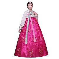 Female Korean Traditional Long Sleeve Classic Hanboks Dress Cosplay Costume Women Palace Korea Wedding Dance Costume