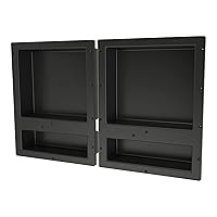 Tile Redi USA RNQH1620D-20D Niche Quadruple Recessed Shower Shelf, Four Shelves, 20