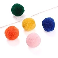 JubiPets Handmade Wool Ball Set for Cats, Pack of 5 Cat Ball Toys for Interactive Play and Exercise, Fuzzy Toy for Cats and Kittens