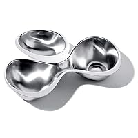 Alessi Babyboop 3-Section Container, Steel