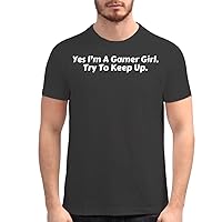 Yes I'm A Gamer Girl. Try to Keep Up. - Men's Soft Graphic T-Shirt