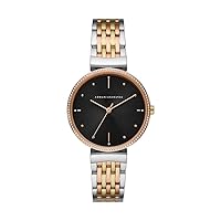 Armani Exchange Watch for Women, Three-Hand Movement, Stainless Steel Watch