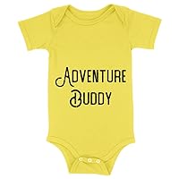 Adventure Buddy Baby Onesie - Funny Adventure Design Clothing - Adventure Inspired Clothing