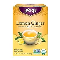 Yogi Tea, Lemon Ginger, 16 Count, Packaging May Vary
