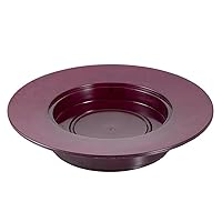 Plastic Communion Ware Stacking Bread Plate Catholic Utensils Serving Trays for Church Supply Use, 10.50 Inch Daimeter
