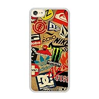 Classic Skateboard Logos White Phone Case For iPod Touch 6,Popular Cover