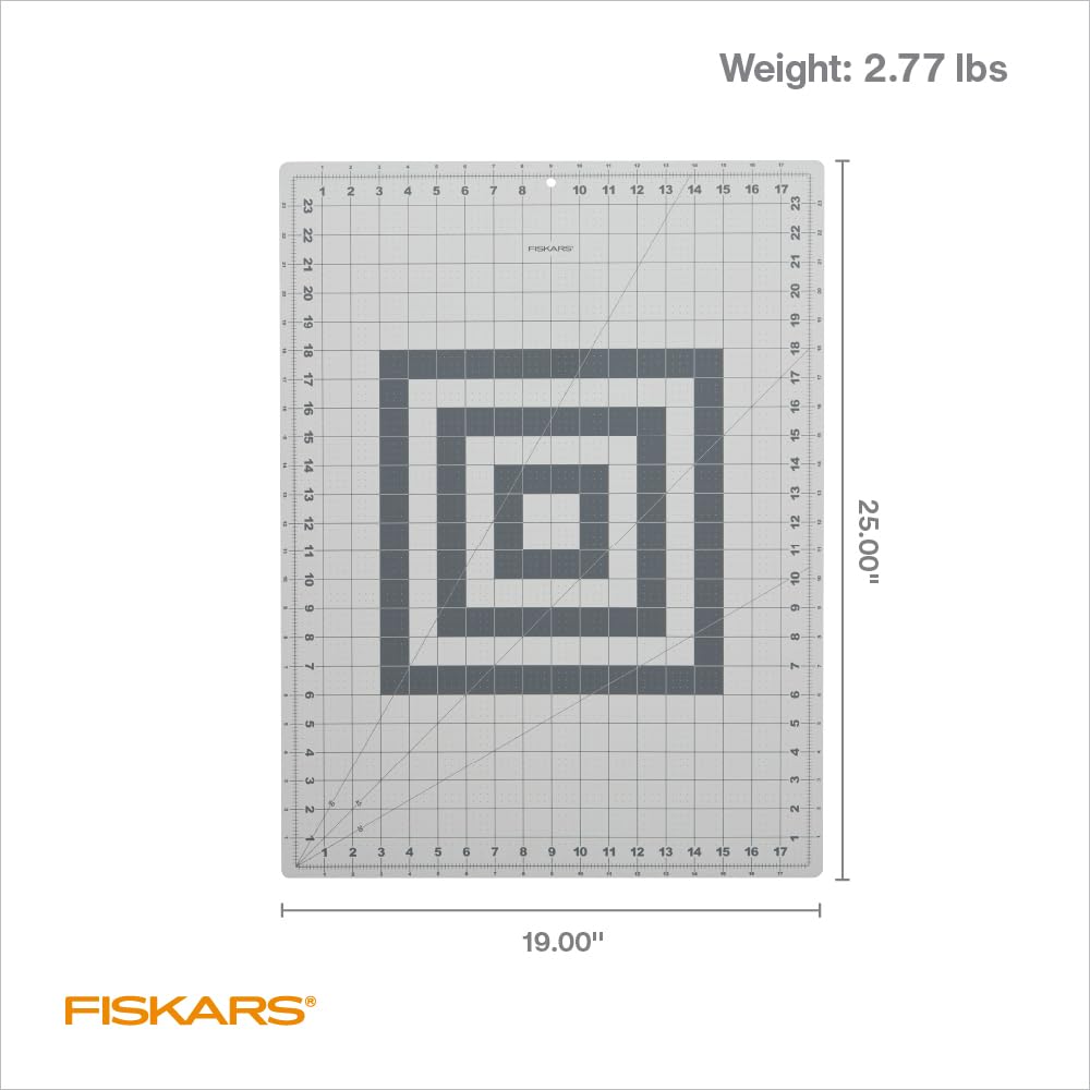 Fiskars Self Healing Cutting Mat for Crafts and Sewing - 18