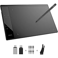 A30 V2 Drawing Tablet 10x6 Inch Graphics Tablet with Battery-Free Pen and 8192 Professional Levels Pressure