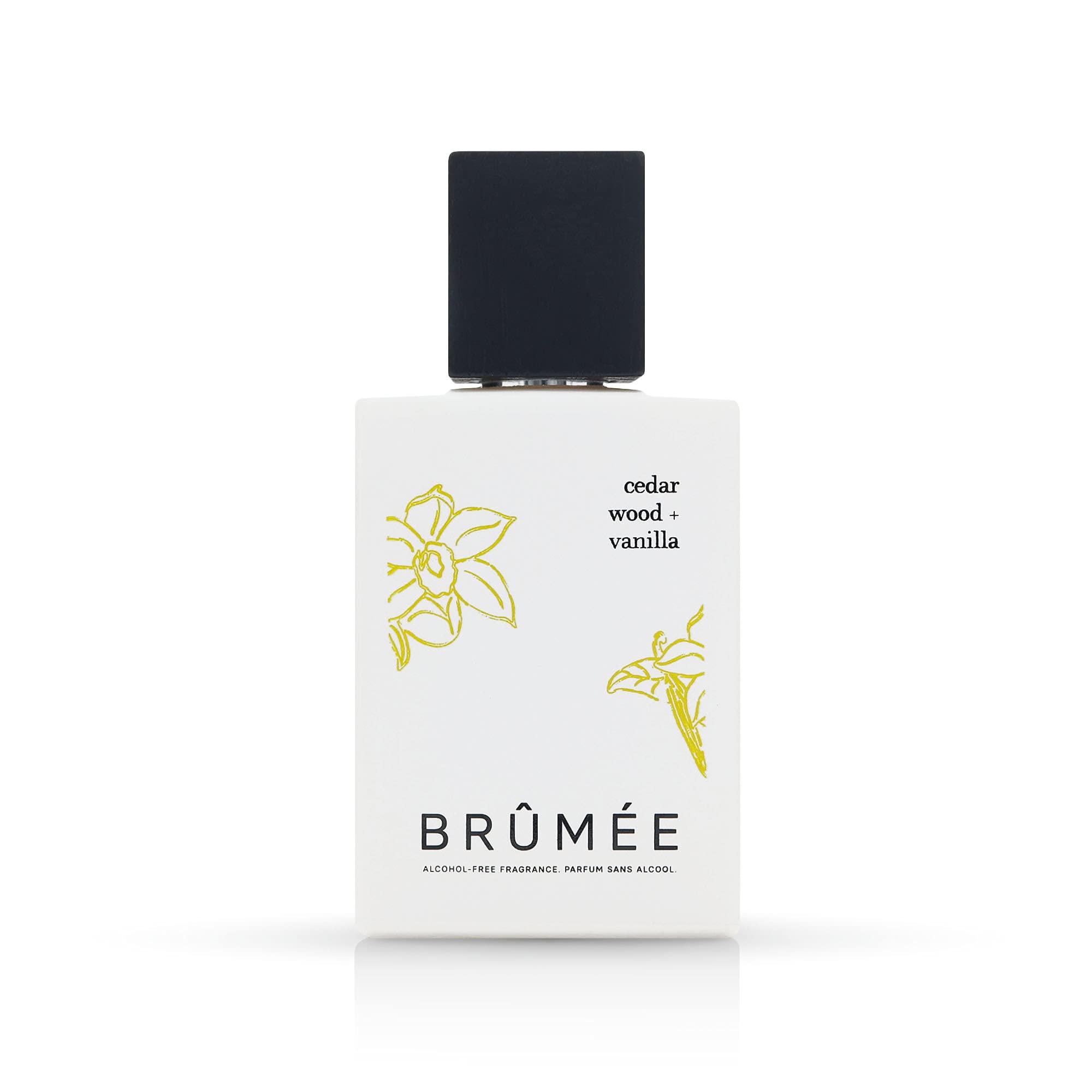 BRUMEE Cedar Wood + Vanilla - Alcohol-Free Fine Fragrance Spray | Natural Perfume for Body and Hair | Water-based, Vegan, Cruelty Free, Gluten Free, 1.7 oz.