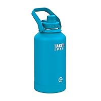 Sport 64 Oz Triple Wall Insulated Stainless Steel Water Bottle with Ice Blocking Spout Lid, Unmatched Quality, 26+ Hours Cold, Champion Blue
