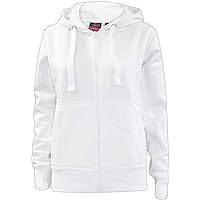 STAR FASHION Ladies Hoodie Zip Up Women's Plain Sweatshirt Fleece Full Zipper Hooded Long Sleeve Jacket Zipped Top Size | UK Small-XL |