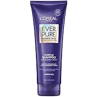 EverPure Sulfate Free Brass Toning Purple Shampoo for Blonde, Bleached, Silver, or Brown Highlighted Hair, 11 Fl; Oz (Packaging May Vary)