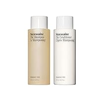 Nécessaire The Hair Duo Set. The Shampoo + The Conditioner. 2 x Full-Size. Fragrance-Free. Cleanse and Condition Scalp + Hair. Hyaluronic Acid. Hypoallergenic. Dermatologist-Tested. Non-Comedogenic.
