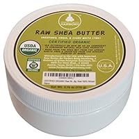 Certified ORGANIC RAW SHEA NUT BUTTER (African). 3.75 oz. Unrefined Natural Moisturizer.
