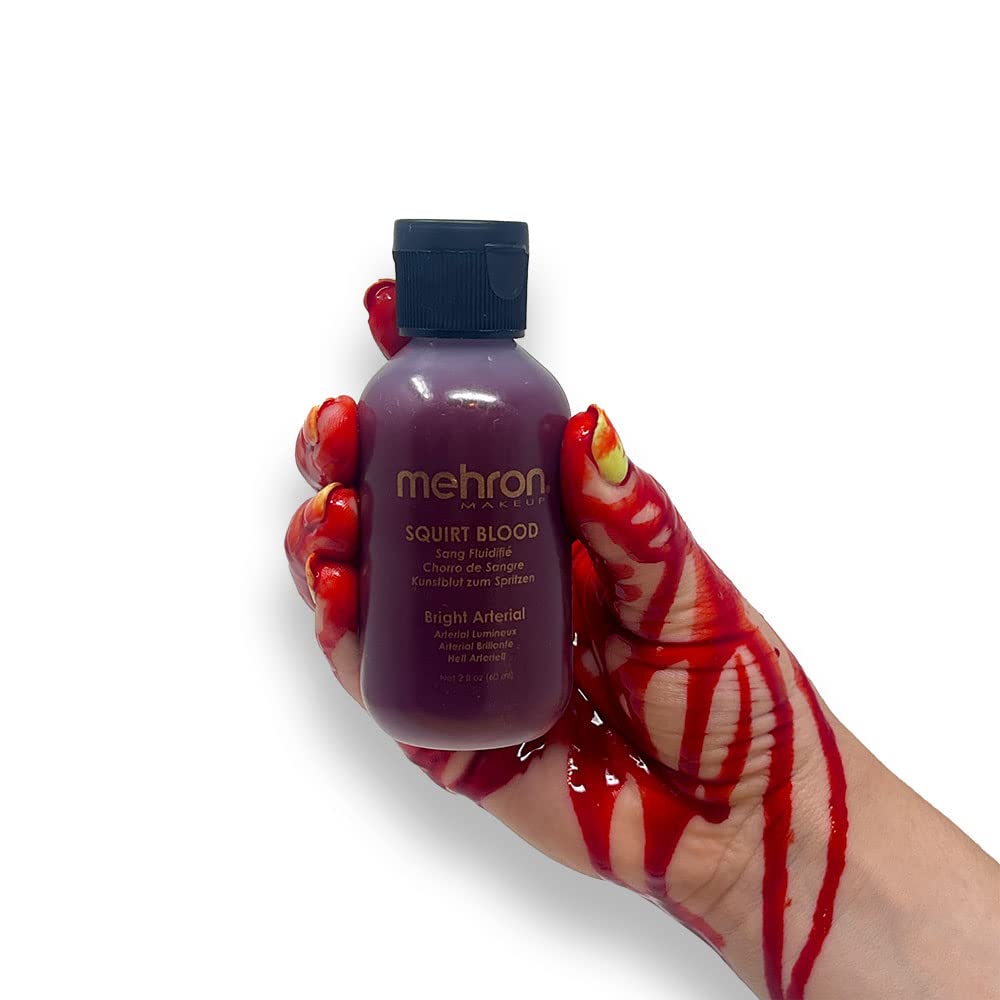 Mehron Makeup Squirt Blood (2 oz) (Bright Arterial)