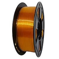 PETG Filament 1.75mm, Food Safe, High Speed PETG Filament for 3D Printers,1kg(2.2lbs) Spool-Translucent Yellow/Amber