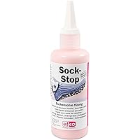 Sock Stop 100 ml Bottle of Latex Based Paint, Light Pink by Sock Stop